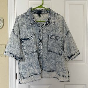 Wild Fable over sized acid washed shirt size XL